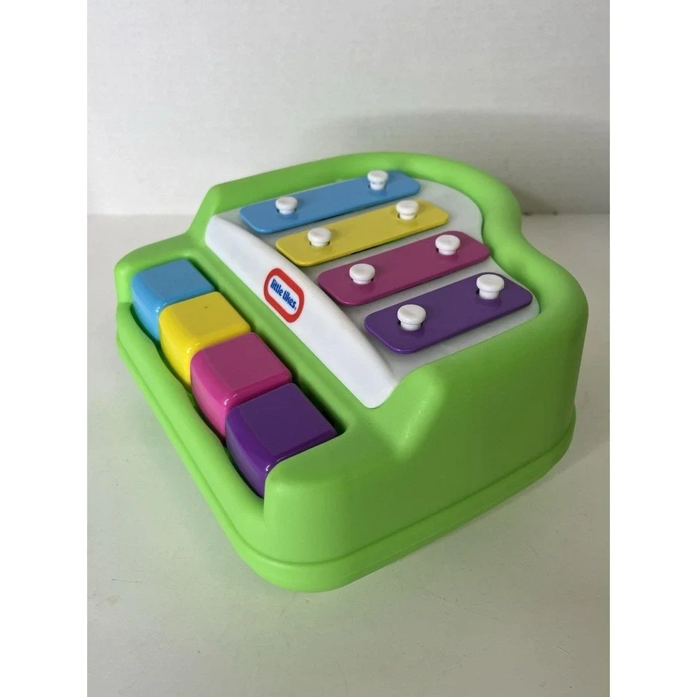 Little Tikes Baby Toddler Xylophone Piano Tap a Tune Green HTF VGC Fast Shipping